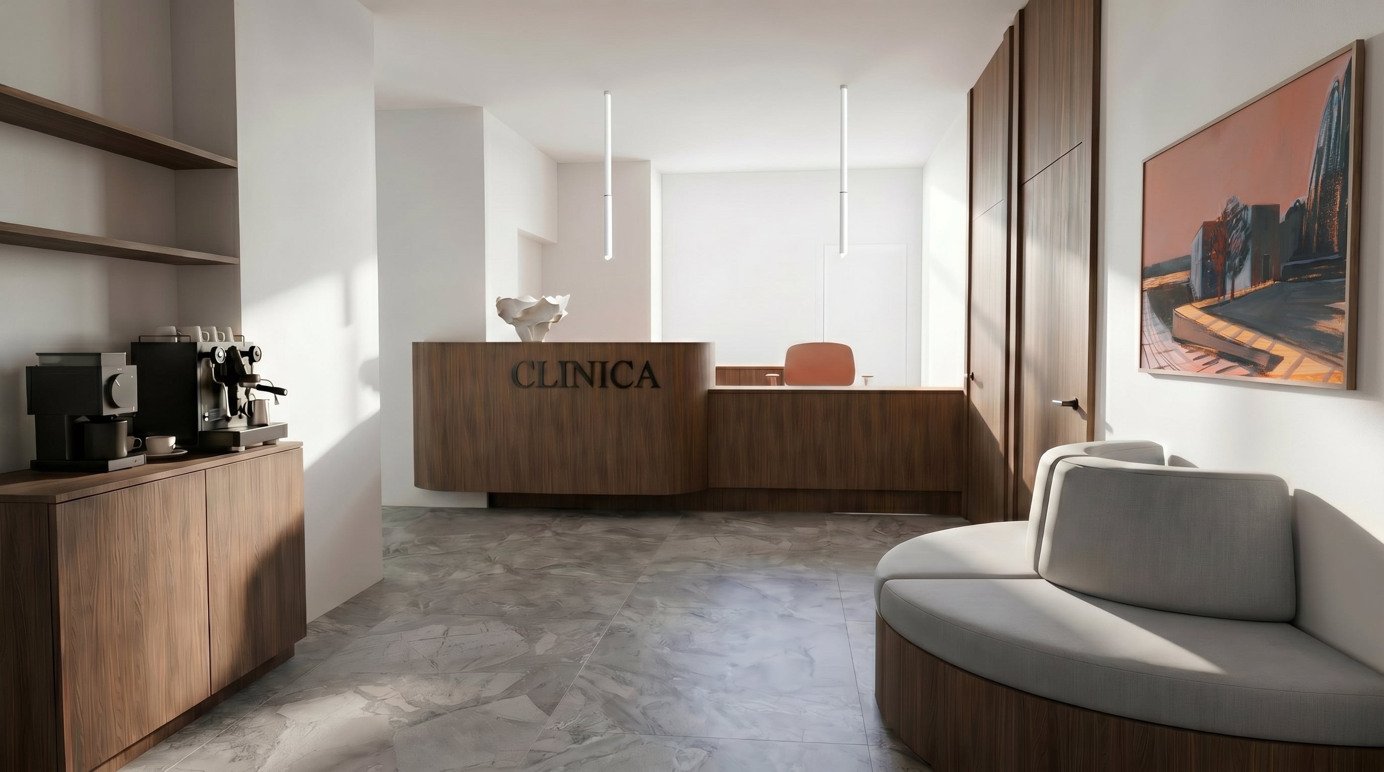 Zdjęcie: recepcja kliniki medycyny estetycznej