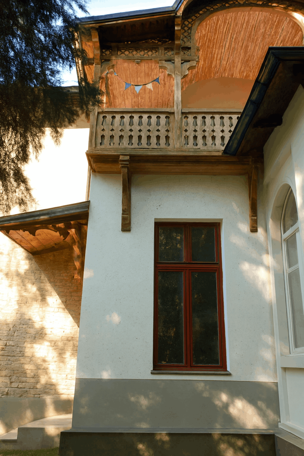 Wizualizacja elewacji budynku — Milanówek