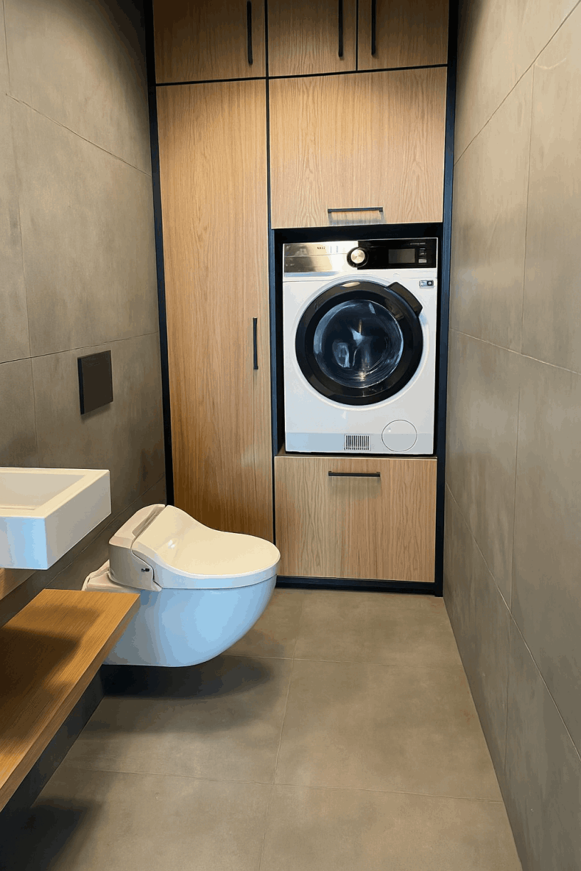 Wizualizacja osobnego WC — penthouse